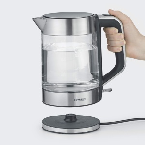 Cratita electrica Severin 1,7L, 2200W, inox si sticla - Img 7