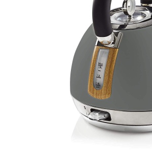 Cratita electrica Wasserkocher 1.8 l 2200 W gri cu protectie la fierbere - Img 3
