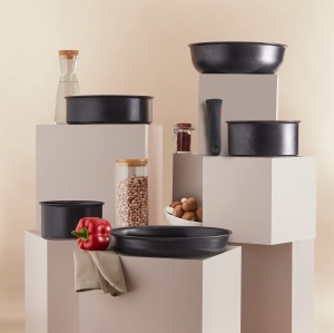 Cratita Tefal Ingenio Eco Resist L3972902 18 cm 21 L Negru Antiaderenta Compatibila Inductie - Img 3