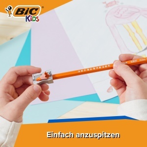 Creion colorat BIC Kids ECOlutions Evolution, 24 culori, bruchsicher, fara lemn - Img 6