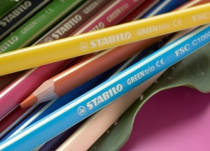 Creion colorat STABILO GREENtrio, ergonomic, FSC, 12 culori - Img 3