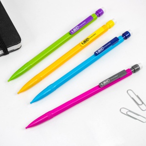 Creion mecanic BIC Matic Fun 0,7 mm HB cu radierguma, 10 bucati, culori vibrante - Img 6