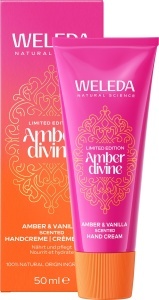Crema de maini WELEDA Amber Divine 50ml Bio cu Vanilie si Labdanum