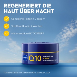 Crema de noapte NIVEA Q10, 50 ml, pentru toate tipurile de piele, anti-facere - Img 2