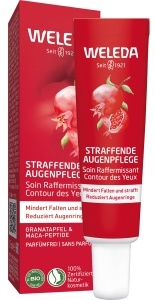 Crema de ochi Weleda 12 ml vegana cu Granat si Peptide de Maca