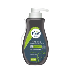 Crema depilatoare pentru barbati Veet Men, 400 ml, cu pompa, pentru corp