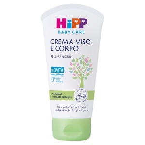Crema hidratanta HiPP pentru fata si corp, 75 ml, cu ulei bio de migdale