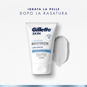 Crema hidratanta pentru fata Gillette SKIN Ultra Sensitive, 600 ml, cu vitamina E si shea - Img 5