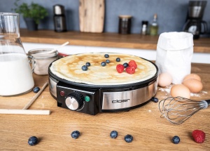 Crepes Maker Cloer 6630 30 cm Antiaderent 1200W Negru - Img 6