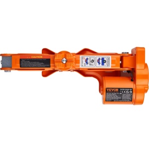 Cric electric VEVOR 3 tone 12V 130-420 mm portabil, portocalie - Img 9