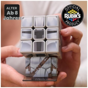 Cub Rubik Star Wars Mandalorian 3x3 cu Stativ, Jucarie pentru Adulti si Copii - Img 2