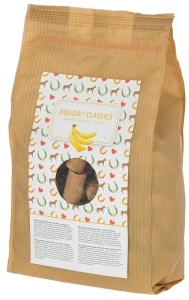 Cuburi delicioase pentru cai Kerbl Classic, ingrediente naturale, 200 g