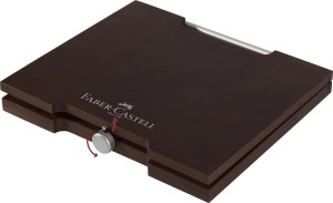 Cufar din lemn Faber-Castell Pitt Monochrome, 86 piese, culoare wenge - Img 2