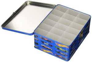Cufar pentru masini Hot Wheels Theo Klein 2883, metal, 18 masini, 21 x 15,5 x 8,5 cm - Img 2