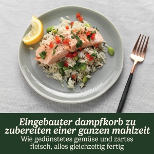 Cuisinart Reiskocher 400g Multicooker cu Functie de Aburire si Incalzire Otel Inoxidabil - Img 3