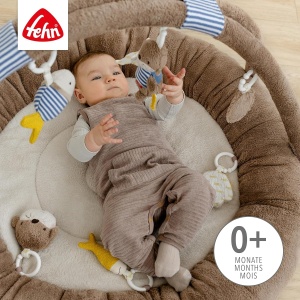 Culcus Activitate 3-D Otter - 7 Jucarii Detasabile, 85 cm, Materiale Moale - Img 3