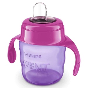 Cupa de invatare Philips Avent SCF55103, 200 ml, cu trunchi din silicon