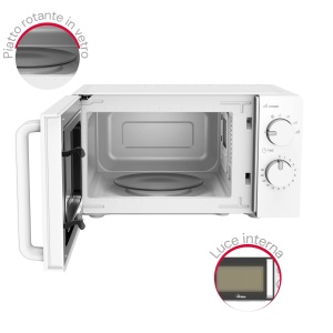 Cuptor cu microunde ARDES AR6520, 20L, 700W, 6 niveluri de putere - Img 2