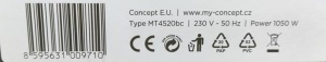 Cuptor cu microunde Concept MT4520bc, 20 l, 5 nivele de putere - Img 6