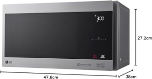 Cuptor cu microunde LG MS2595CIS cu tehnologie Smart Inverter, capacitate 25 litri, 1000 W, programe automate, niveluri de putere reglabile si functie EasyClean, argintiu - Img 17