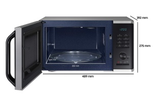 Cuptor cu microunde Samsung MG2AK3515ASEG, 800 W, 23 l, argintiu - Img 2