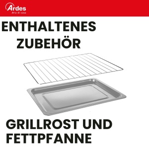 Cuptor electric ARDES AR6211B, 10L, 800W, cu termostat si timer - Img 7