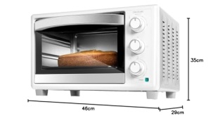 Cuptor electric Cecotec Minibackofen Bake Toast 2300, 23 L, 1500 W, alb - Img 10