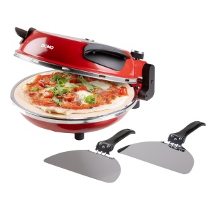 Cuptor electric pentru pizza DOMO DO9284PZ, 1200 W, cu piatra ceramica 32 cm - Img 1