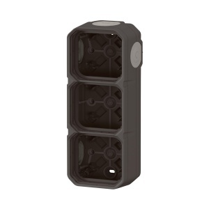 Cutie de conectiuni Legrand Plexo New 3-fach, IP55, culoare antracit - Img 4