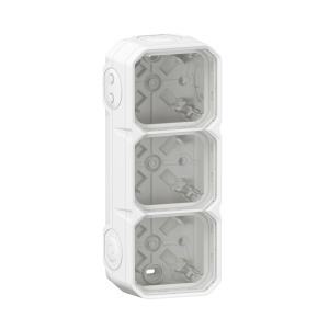 Cutie de conexiuni Legrand Plexo New 069688L 3 module UltraWhite IP55 IK07 - Img 2