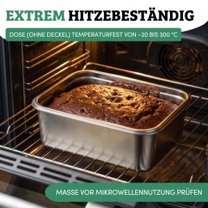 Cutie de Pachetare Westmark Frischhaltedose, 4200 ml, Inox 188, Spalare in Masina - Img 7