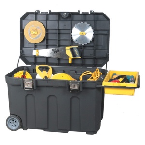 Cutie de unelte Stanley cu 2 sertare, capacitate 190 litri, cu roti - Img 2