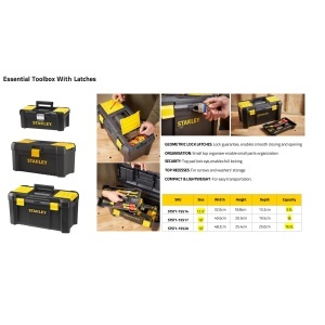 Cutie de unelte Stanley STST1-75514, capacitate 4kg, cu organizatoare, multicolor - Img 4