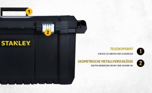 Cutie de unelte STANLEY STST1-80150, 50L, cu roti si maner telescopic - Img 9