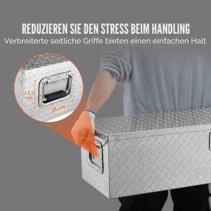 Cutie de unelte VEVOR JL-TB19-3, 177L, aluminiu, 50 kg capacitate - Img 5