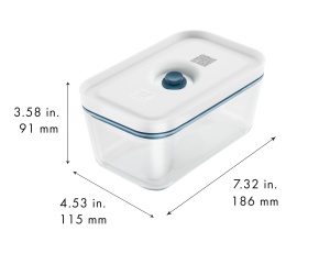 Cutie de vidat ZWILLING Fresh Save M sticla borosilicata 09L La Mer - Img 4