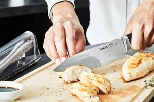 Cutit bucatarie Tefal Ever Sharp K2569104 165 cm otel inoxidabil german tehnologie de ascutire integrata - Img 12