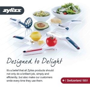 Cutit bucatarie Zyliss Santoku, lama inox 15 cm, maner ergonomic sustenabil - Img 9