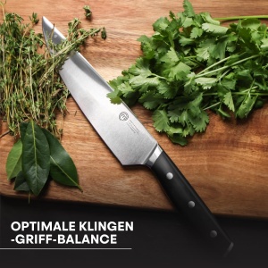 Cutit de Bucatarie MasterChef, 20cm, din Otel Inoxidabil, Super Ascutit - Img 3