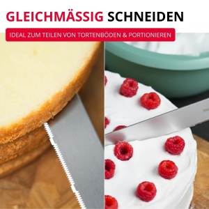 Cutit de patiserie Westmark din otel inoxidabil, pentru taiat torturi si intins creme - Img 5