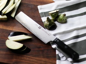 Cutit Nakiri ZWILLING Gourmet 17 cm, otel inoxidabil, maner ergonomic, negru - Img 2