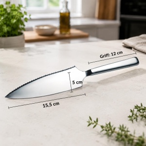 Cutit pentru tort APS Classic, lama din otel inoxidabil, 15.5 cm, 5 x 29 cm - Img 2