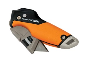 Cutit pliabil universal Fiskars, lungime 17 cm, otel inoxidabil/plastic, negru/portocaliu, CarbonMax, 1027224 - Img 15