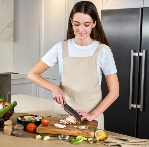 Cutit Santoku Zyliss Comfort Pro 18 cm, otel inoxidabil german, maner ergonomic - Img 6