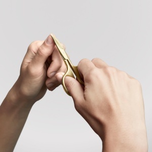 Cutter pentru unghii ZWILLING Kombi, 2 in 1, Premium, Aurie - Img 2