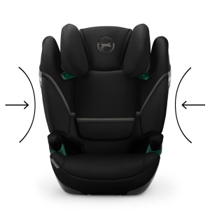 CYBEX Gold Scaun auto pentru copii Solution S2 i-Fix, Pentru masini cu si fara ISOFIX, 100 - 150 cm, De la aproximativ 3 la 12 ani (15 - 50 kg), Moon Black - Img 3