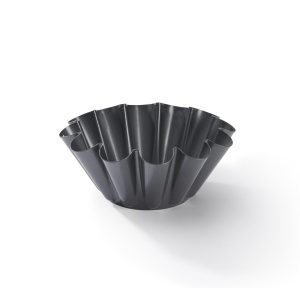 de Buyer - Forma de briosa din otel antiaderent - 22 x 8.3 cm - 4702.22, Negru