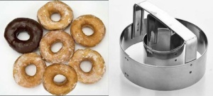 Decupator Donut Ibili din Otel Inoxidabil, 7.5 cm, Culoare Argintie - Img 2