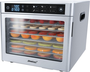 Dehidrator Steba ED 80 Deluxe 8 Grile din Inox Control Electronic Temperatura si Timp