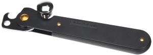 Deschizator de conserve Fackelmann Sieger, 150 mm, cu maner confortabil, negru
